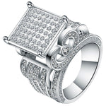 Load image into Gallery viewer, Edwina Engagement Ring Square Micro Pave Exaggerated Women Ginger Lyne - 8
