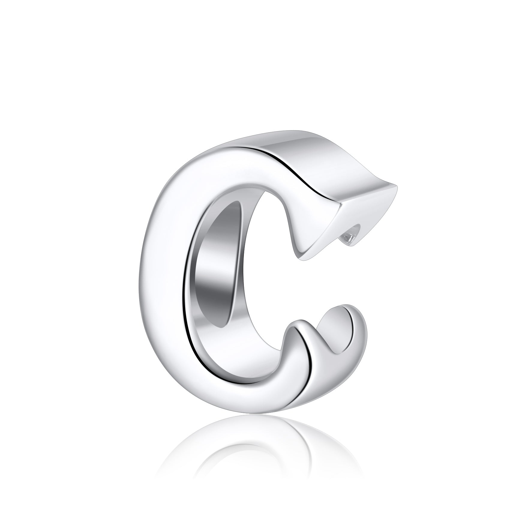 Initial Letter Charms Sterling Silver Womens Girls Ginger Lyne Collection - C