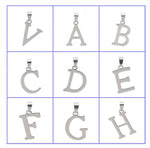 Load image into Gallery viewer, Initial Letter Pendant Necklace Stainless Steel Men Women Ginger Lyne - A
