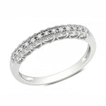 Load image into Gallery viewer, Madeline Anniversary Band Ring Cz Sterling Silver Womens Ginger Lyne - 7
