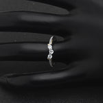 Load image into Gallery viewer, Paden Anniversary Band Ring Rose Sterling Silver Womens Ginger Lyne - 10
