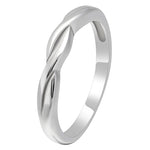 Load image into Gallery viewer, Queena Wedding Band Anniversary Ring Women Sterling Silver Ginger Lyne - 10
