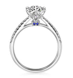 Load image into Gallery viewer, Merci Engagement Ring Sterling Silver Solitaire Cz Womens Ginger Lyne - 7
