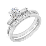 Load image into Gallery viewer, Dione Bridal Set Sterling Silver Cz Engagement Ring Women Ginger Lyne - 8
