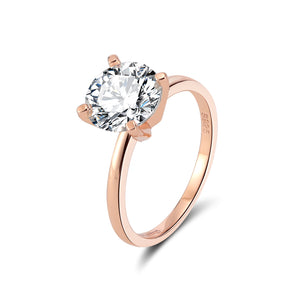 Amore Engagement Ring Women 1 Ct Moissanite Gold Sterling Ginger Lyne - 1CT Gold over Silver,8