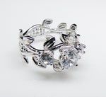 Load image into Gallery viewer, April 3 Stone Engagement Ring Cubic Zirconia Womens Ginger Lyne - 6
