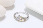 Load image into Gallery viewer, Fairy Wings Angel Ring Cz Gold Plated Girls Ginger Lyne Collection - 10
