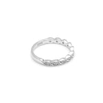 Load image into Gallery viewer, Shanti Anniversary Band Ring Sterling Silver Twist Cz Womens Ginger Lyne - 5
