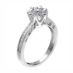 Load image into Gallery viewer, Petra Engagement Ring Solitaire Cz Sterling Silver Womens Ginger Lyne Collection - 6
