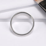 Load image into Gallery viewer, Wedding Band Ring for Men or Women Plain 2mm Sterling Silver Ginger Lyne Collection - 6

