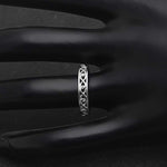 Load image into Gallery viewer, Betsy Celtic Eternity Wedding Band Ring Sterling Silver Women Ginger Lyne Collection - Betsy I,10
