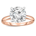 Load image into Gallery viewer, Amore Engagement Ring Women 3Ct Moissanite Rose Sterling Ginger Lyne - 3CT Rose over Silver,8
