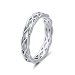 Load image into Gallery viewer, Celtic Eternity Wedding Band Ring Sterling Silver Women Ginger Lyne - Betsy II,6
