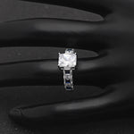 Load image into Gallery viewer, Katharina Engagement Ring Sterling Silver Emerald Cz Women Ginger Lyne - 10
