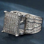 Load image into Gallery viewer, Edwina Engagement Ring Square Micro Pave Exaggerated Women Ginger Lyne - 7
