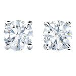Load image into Gallery viewer, Amore Stud Earrings 4Ctw Womens Moissanite Sterling Silver Ginger Lyne - 4 Carat

