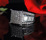 Load image into Gallery viewer, Margarita Engagement Ring Bridal Wedding Cz Baguette Women Ginger Lyne - 10
