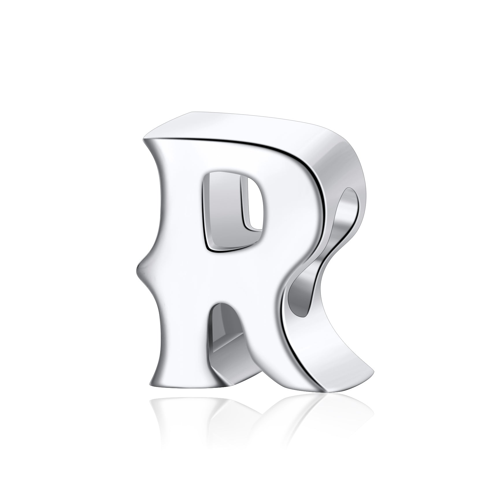 Initial Letter Charms Sterling Silver Womens Girls Ginger Lyne Collection - R