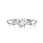 Load image into Gallery viewer, Solitaire Wedding Engagement Ring for Women Sterling Silver Cz Ginger Lyne Collection - 9
