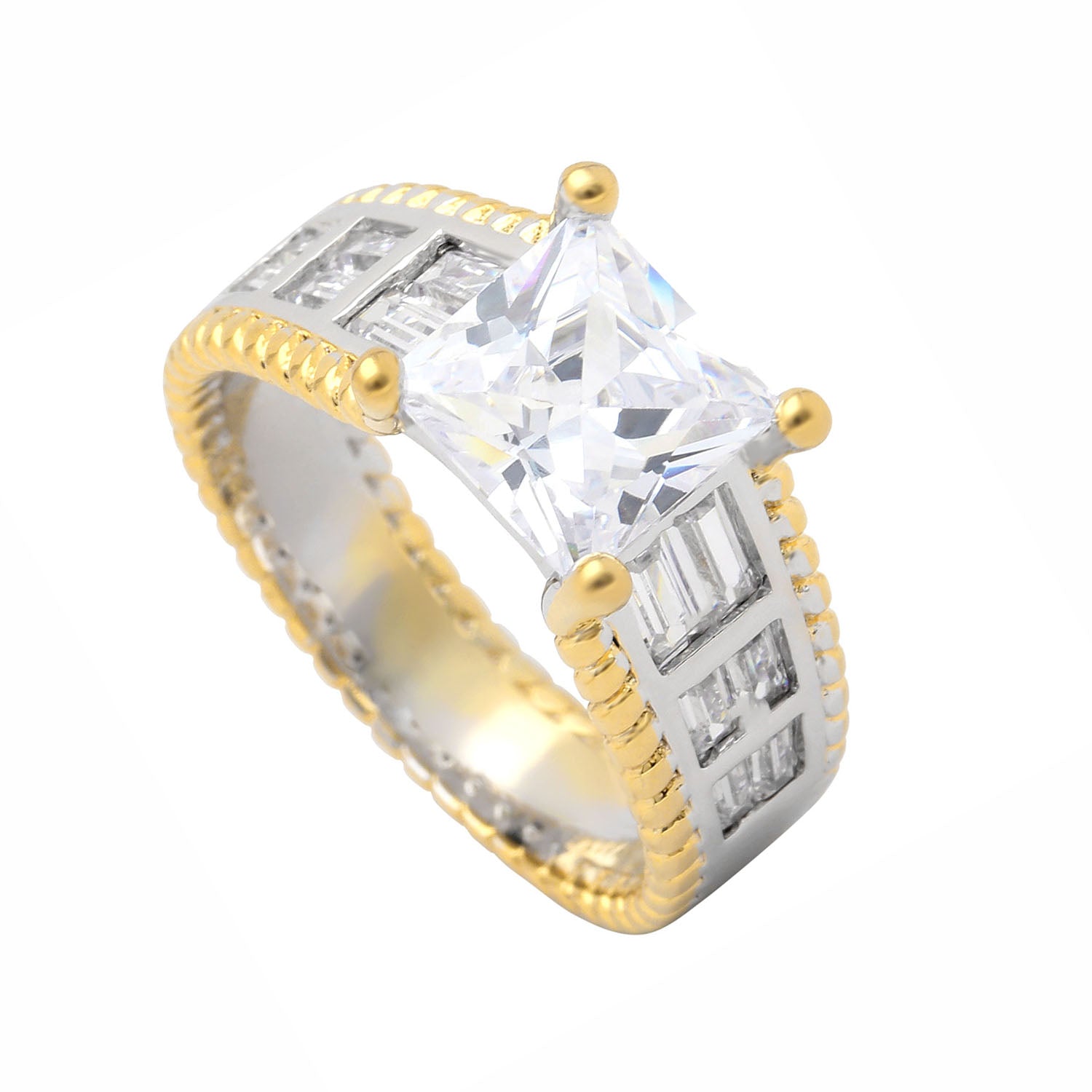 Charlie Engagement Pave CZ  Womens Ginger Lyne Collection - 10