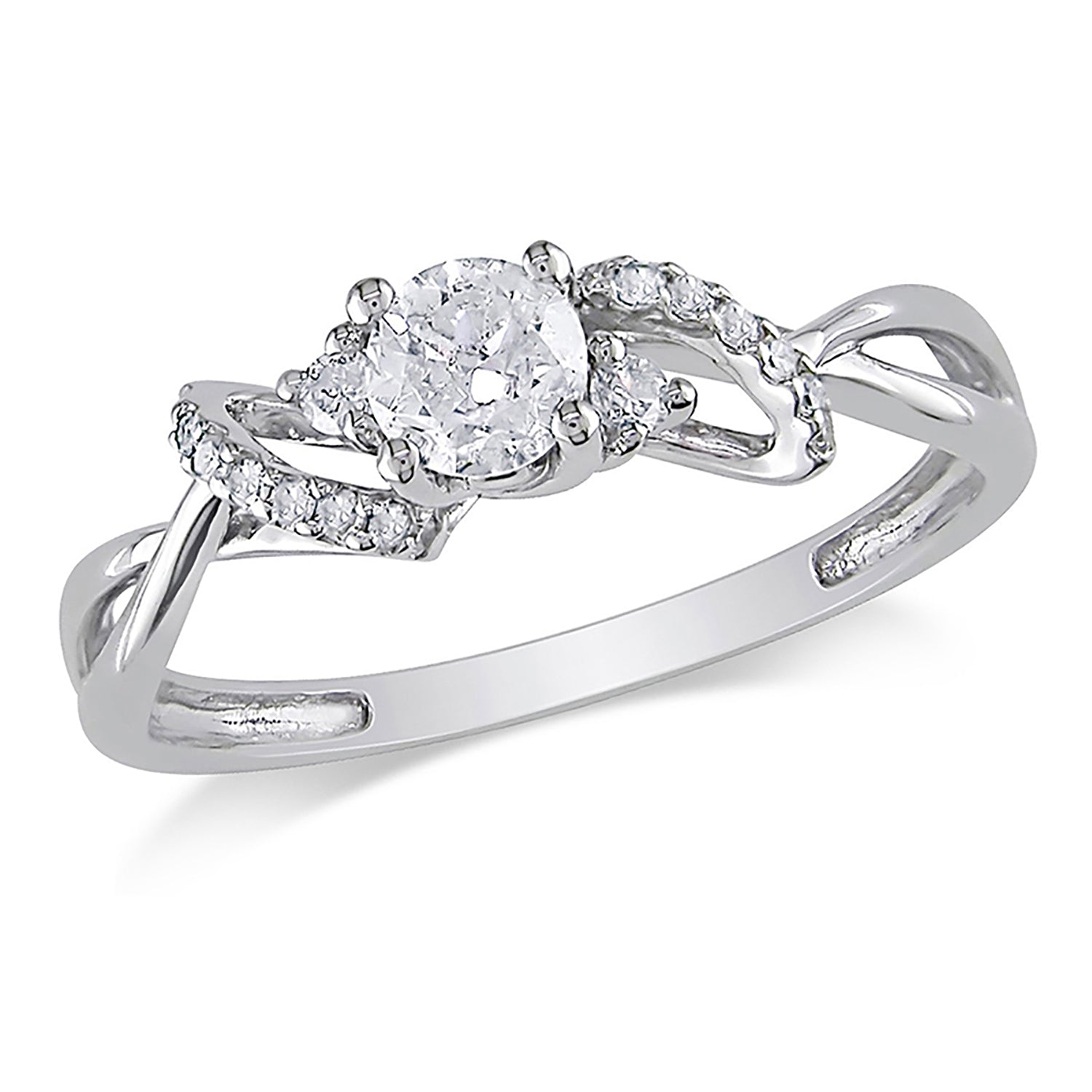 Ferah Engagement Ring Cubic Zirconia Sterling Silver Women Ginger Lyne - 11