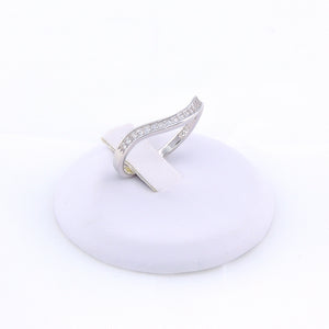 Julieanna Anniversary Band Ring Sterling Silver Cz Womens Ginger Lyne - 10