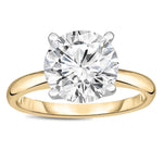 Load image into Gallery viewer, Amore Engagement Ring Women 3 Ct Moissanite Gold Sterling Ginger Lyne - 3CT Gold over Silver,10

