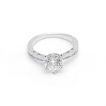 Load image into Gallery viewer, Petra Engagement Ring Solitaire Cz Sterling Silver Womens Ginger Lyne Collection - 6
