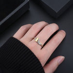 Load image into Gallery viewer, Praying Hands Ring Religious Gold Sterling Silver Cz Women Ginger Lyne Collection - 12
