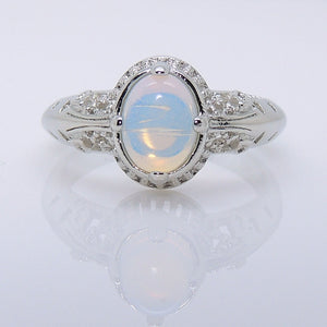 Luisa Statement Ring Created Fire Opal Womens Ginger Lyne Collection - 10