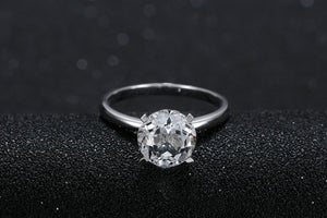 Amore 14KT Gold Engagement Ring Women Solitaire 1Ct Topaz Ginger Lyne - 1 CT,10