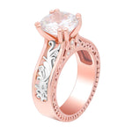 Load image into Gallery viewer, Nadia Engagement Ring Solitiare Cz Rose Gold Plated Womens Ginger Lyne Collection - Clear/Rose,11
