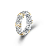 Load image into Gallery viewer, Charmaine X&#39;s and O&#39;s Anniversary Wedding Band Ring Cz Ginger Lyne - 10
