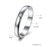 Load image into Gallery viewer, 3mm Wedding Band Sterling Silver Women Men Ring Ginger Lyne Collection - 6
