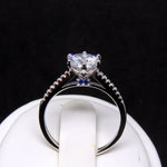 Load image into Gallery viewer, Merci Engagement Ring Sterling Silver Solitaire Cz Womens Ginger Lyne - 10
