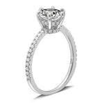 Load image into Gallery viewer, Devonne Engagement Ring Sterling Silver 1Ct Cz Womens Ginger Lyne - 6
