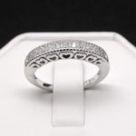 Load image into Gallery viewer, Madeline Anniversary Band Ring Cz Sterling Silver Womens Ginger Lyne - 10

