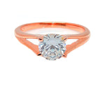 Load image into Gallery viewer, Ariel Engagement Ring Cubic Zirconia Women Sterling Silver Ginger Lyne - Rose Gold,10
